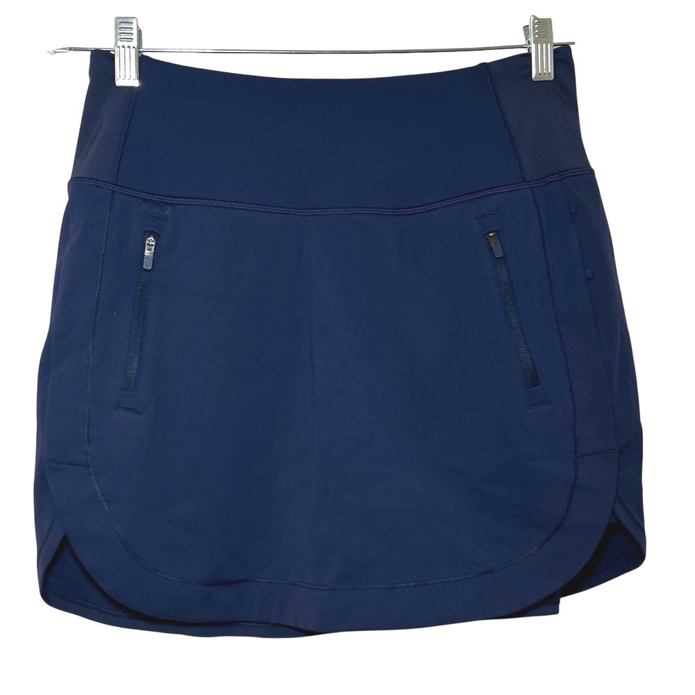 Athleta Fairway High Rise Golf 16 Skort navy women's small active athleisure
